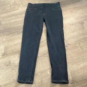 Liverpool Jeans Company Sienna Pull-On Denim Legging Jegging Dark Wash 14/32